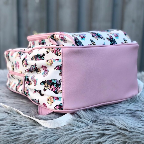 Betsey Johnson French Bulldog Full Size Backpack - Picture 3 of 12